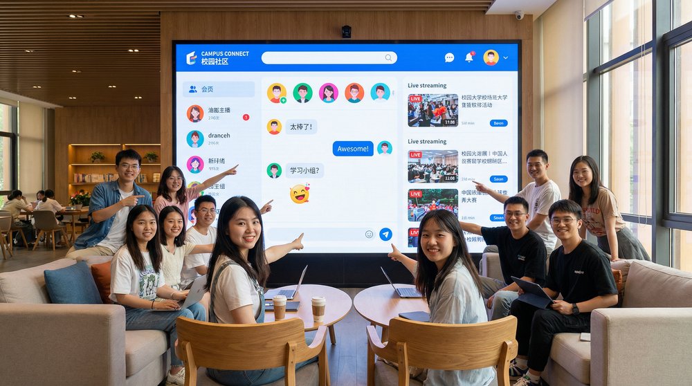 校花社区传媒话题